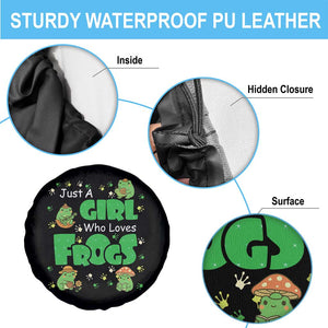 Just A Girl Who Loves Frogs Gift Spare Tire Cover TS12 Print Your Wear