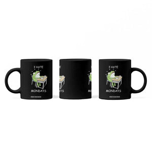 Funny Office Frog Coffee Mug I Hate Mondays TS12 Print Your Wear