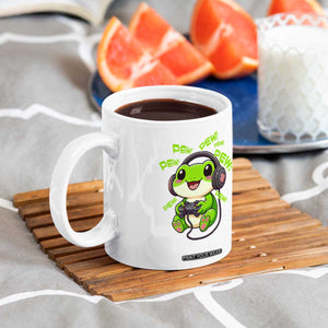 Funny Frog Playing Video Game Gift Coffee Mug TS12 Print Your Wear