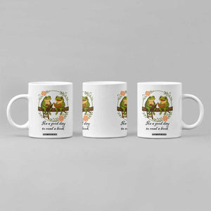 It Is A Good Day To Read A Book Coffee Mug Frog Book Lover TS12 Print Your Wear