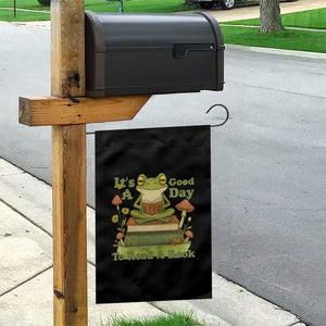 It Is A Good Day To Read A Book Garden Flag Funny Frog Reading TS12 Print Your Wear