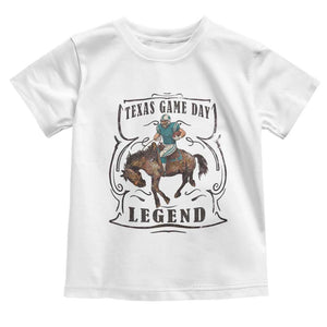 TX Game Day Legend Toddler T Shirt Funny CFF TS12 White Print Your Wear