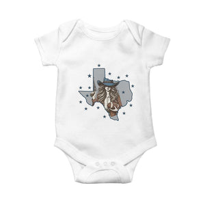 Funny TX Cowgirl Baby Onesie Football Lover Gift TS12 White Print Your Wear