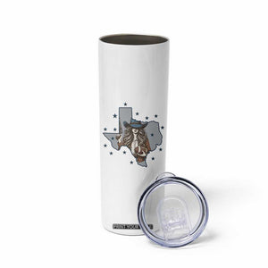 Funny TX Cowgirl Skinny Tumbler Football Lover Gift TS12 Print Your Wear