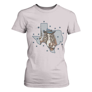 Funny TX Cowgirl T Shirt For Women Football Lover Gift TS12 Ice Gray Print Your Wear