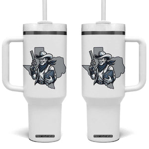 Funny TXF Football Lover Gift Tumbler With Handle TS12 One Size: 40 oz White Print Your Wear