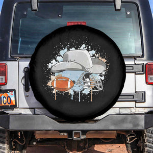 DFCF Helmet Spare Tire Cover Game Day Spirit Gift TS12 No hole Black Print Your Wear