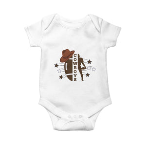Cowboy Pride Baby Onesie Western Style Sport Lover Gift TS12 White Print Your Wear