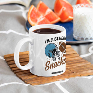 Im Just Here For The Snacks Coffee Mug Bow Football Lover TS12 Print Your Wear