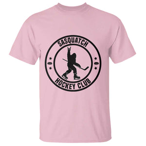 Legendary Sasquatch Hockey Club T Shirt Funny Ice Hockey Gift TS12 Light Pink Print Your Wear