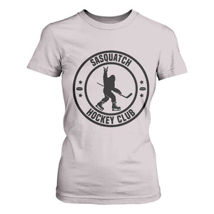 Legendary Sasquatch Hockey Club T Shirt For Women Funny Ice Hockey Gift TS12 Ice Gray Print Your Wear