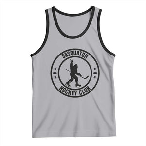Legendary Sasquatch Hockey Club Tank Top Funny Ice Hockey Gift TS12 Athletic Heather Black Print Your Wear