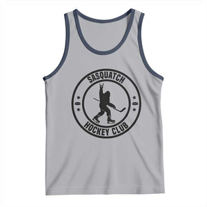Legendary Sasquatch Hockey Club Tank Top Funny Ice Hockey Gift TS12 Athletic Heather Navy Print Your Wear