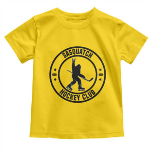 Legendary Sasquatch Hockey Club Toddler T Shirt Funny Ice Hockey Gift TS12 Daisy Print Your Wear
