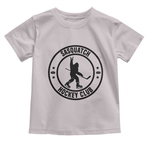 Legendary Sasquatch Hockey Club Toddler T Shirt Funny Ice Hockey Gift TS12 Ice Gray Print Your Wear