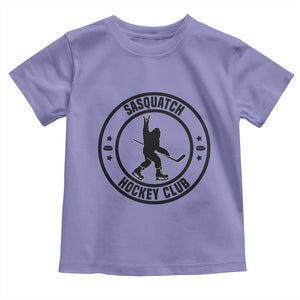 Legendary Sasquatch Hockey Club Toddler T Shirt Funny Ice Hockey Gift TS12 Violet Print Your Wear