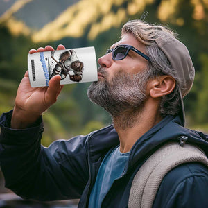 Sasquatch On Ice 4 in 1 Can Cooler Tumbler Funny Bigfoot Hockey Player Gift TS12 Print Your Wear