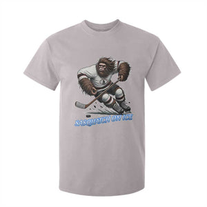 Sasquatch On Ice T Shirt For Kid Funny Bigfoot Hockey Player Gift TS12 Ice Gray Print Your Wear