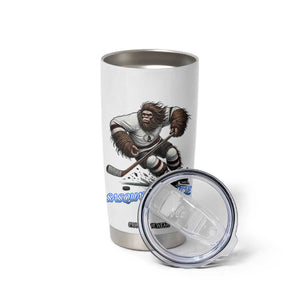 Sasquatch On Ice Tumbler Cup Funny Bigfoot Hockey Player Gift TS12 Print Your Wear