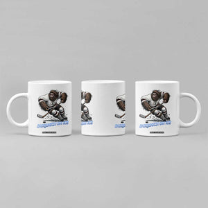 Sasquatch On Ice Coffee Mug Funny Bigfoot Hockey Player Gift TS12 Print Your Wear
