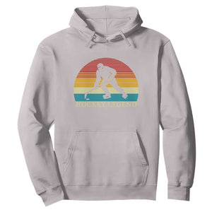 Bigfoot Hockey Legend Hoodie Retro Sasquatch Cryptid Player Gift TS12 Ice Gray Print Your Wear