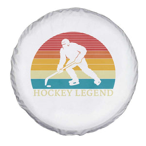 Bigfoot Hockey Legend Spare Tire Cover Retro Sasquatch Cryptid Player Gift TS12 Print Your Wear