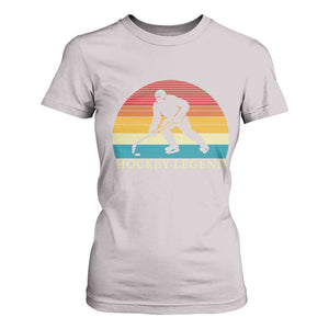 Bigfoot Hockey Legend T Shirt For Women Retro Sasquatch Cryptid Player Gift TS12 Ice Gray Print Your Wear