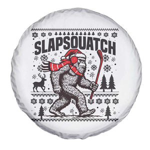 Slapsquatch Hockey Player Spare Tire Cover Funny Bigfoot Ugly Christmas Gift TS12 Print Your Wear