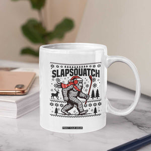 Slapsquatch Hockey Player Coffee Mug Funny Bigfoot Ugly Christmas Gift TS12 Print Your Wear