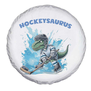Hockeysaurus Spare Tire Cover Funny Dinosaur Playing Ice Hockey Gift TS12 Print Your Wear