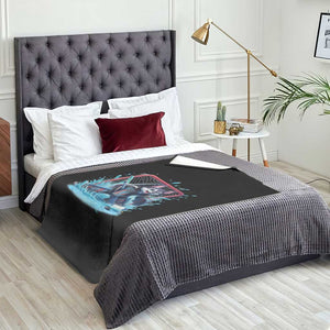 Siberian Husky Ice Hockey Player Throw Blanket Funny Goalie Gift TS12 Print Your Wear