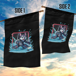 Siberian Husky Ice Hockey Player Garden Flag Funny Goalie Gift TS12 Print Your Wear