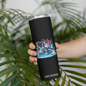 Siberian Husky Ice Hockey Player Skinny Tumbler Funny Goalie Gift TS12 Print Your Wear