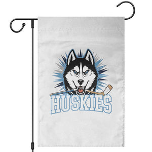 Cool Siberian Husky Ice Hockey Garden Flag Gift For Dog Lovers TS12 White Print Your Wear