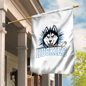 Cool Siberian Husky Ice Hockey Garden Flag Gift For Dog Lovers TS12 Print Your Wear