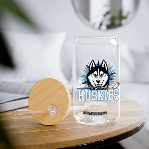 Cool Siberian Husky Ice Hockey Glass Can Gift For Dog Lovers TS12 Print Your Wear