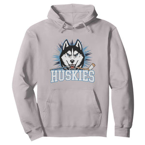 Cool Siberian Husky Ice Hockey Hoodie Gift For Dog Lovers TS12 Ice Gray Print Your Wear