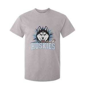 Cool Siberian Husky Ice Hockey T Shirt For Kid Gift For Dog Lovers TS12 Ice Gray Print Your Wear