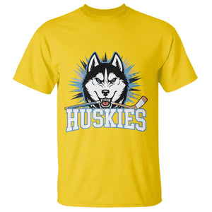 Cool Siberian Husky Ice Hockey T Shirt Gift For Dog Lovers TS12 Daisy Print Your Wear