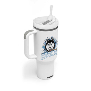 Cool Siberian Husky Ice Hockey Tumbler With Handle Gift For Dog Lovers TS12 Print Your Wear
