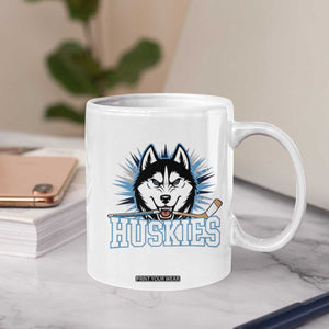 Cool Siberian Husky Ice Hockey Coffee Mug Gift For Dog Lovers TS12 Print Your Wear