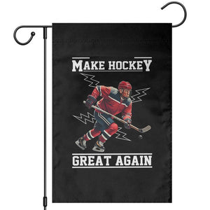 Funny Trump Ice Hockey Player Garden Flag Make Hockey Great Again TS12 Black Print Your Wear