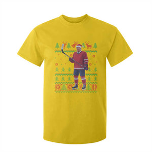 Trump Playing Ice Hockey T Shirt For Kid Funny Ugly Christmas Sweater Gift TS12 Daisy Print Your Wear