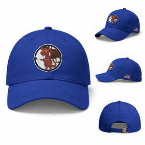 Funny Cryptid Sports Gift Baseball Cap Jersey Devil Playing Ice Hockey TS12 Baseball Cap Universal Fit Royal Blue Print Your Wear
