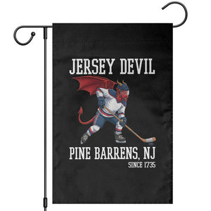 Pine Barrens New Jersey Devil Garden Flag Gothic Horror Ice Hockey Gift TS12 Black Print Your Wear