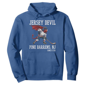 Pine Barrens New Jersey Devil Hoodie Gothic Horror Ice Hockey Gift TS12 Royal Blue Print Your Wear