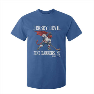 Pine Barrens New Jersey Devil T Shirt For Kid Gothic Horror Ice Hockey Gift TS12 Royal Blue Print Your Wear