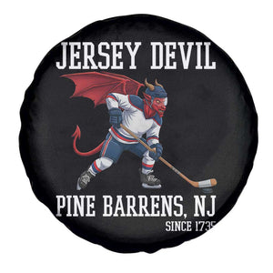 Pine Barrens New Jersey Devil Spare Tire Cover Gothic Horror Ice Hockey Gift TS12 Print Your Wear