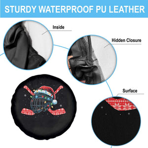Christmas Ice Hockey Helmet Santa Spare Tire Cover Funny Xmas Gift TS12 Print Your Wear