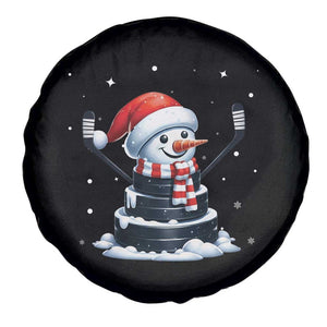 Hockey Puck Snowman Spare Tire Cover Funny Holiday Christmas Gift TS12 Print Your Wear